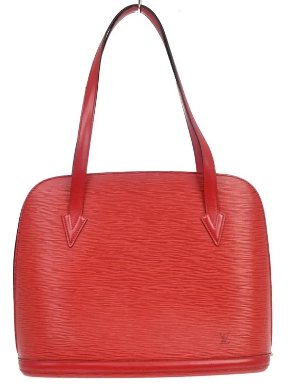 LOUIS VUITTON RED EPI LUSSAC SHOULDER BAG